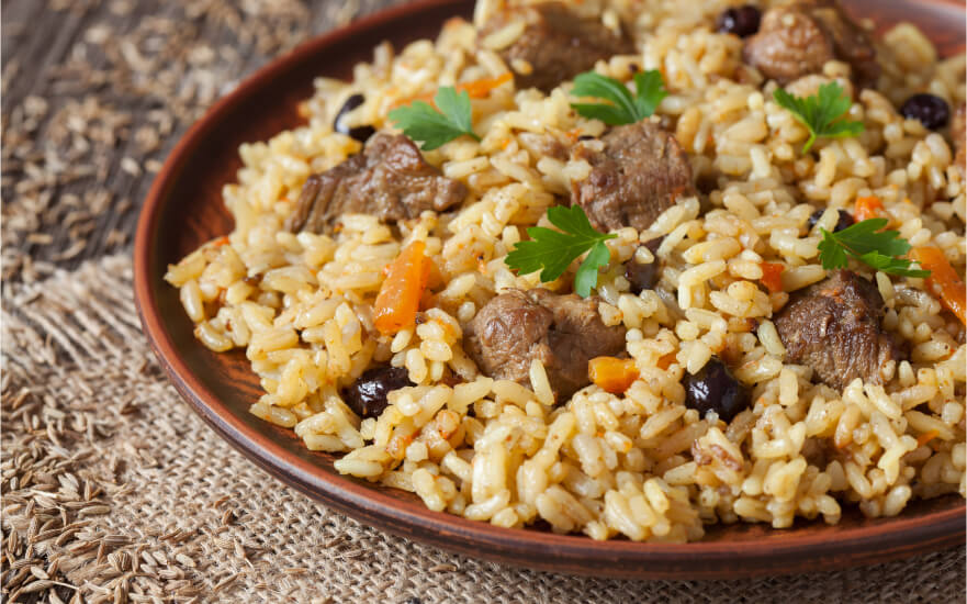 Плов по-узбекски